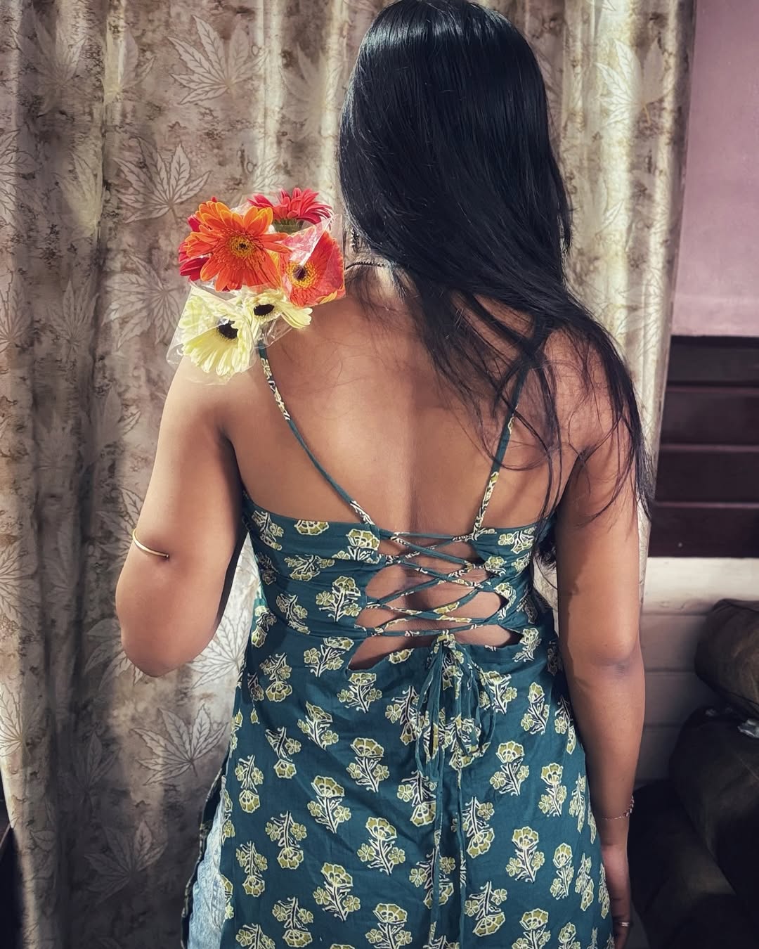 Gulmohar Tie-Back Cotton Kurti