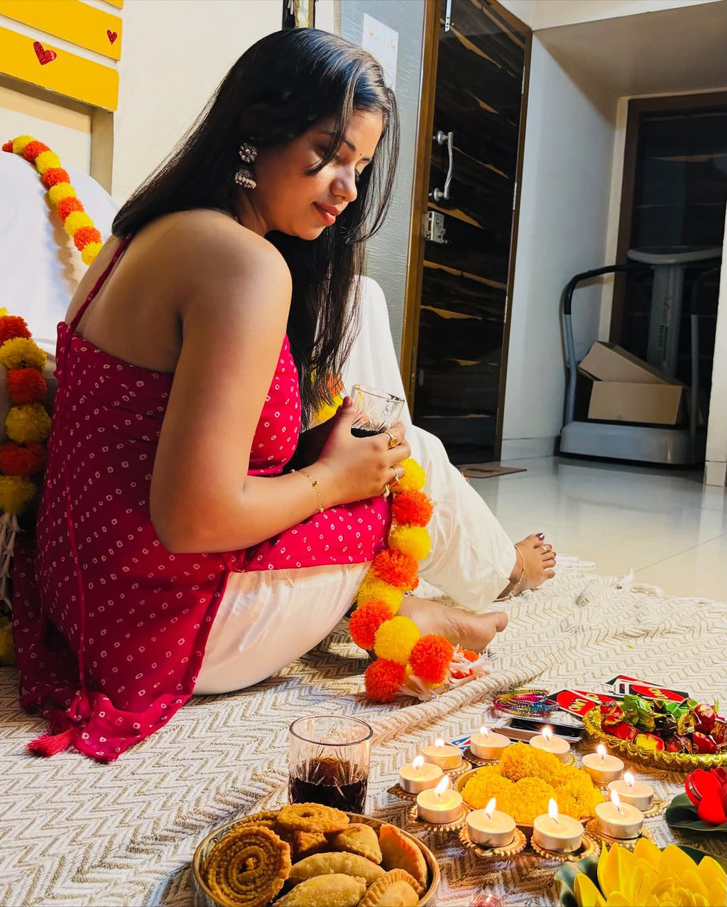 Gulaal Phulwari Halter Kurti