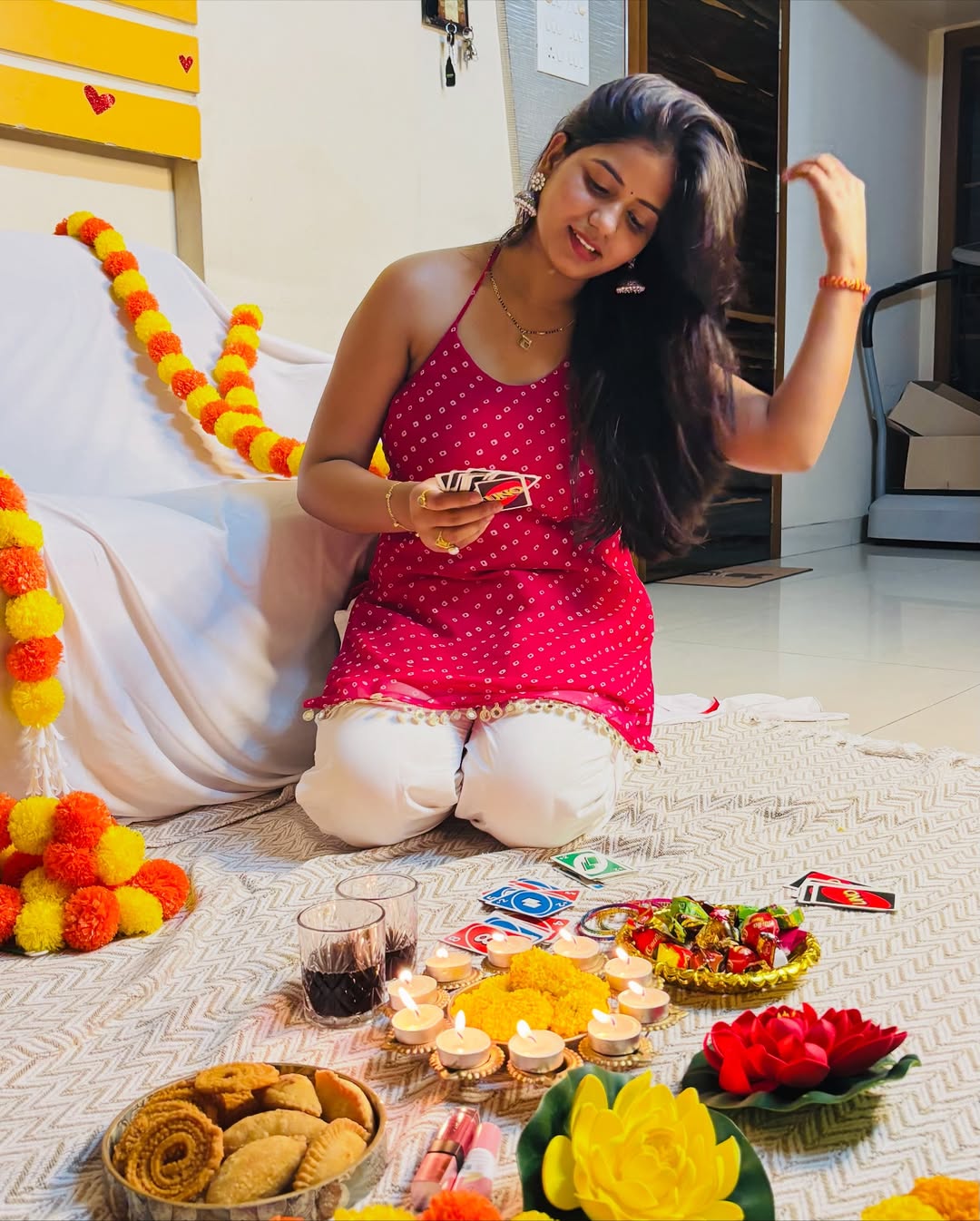 Gulaal Phulwari Halter Kurti