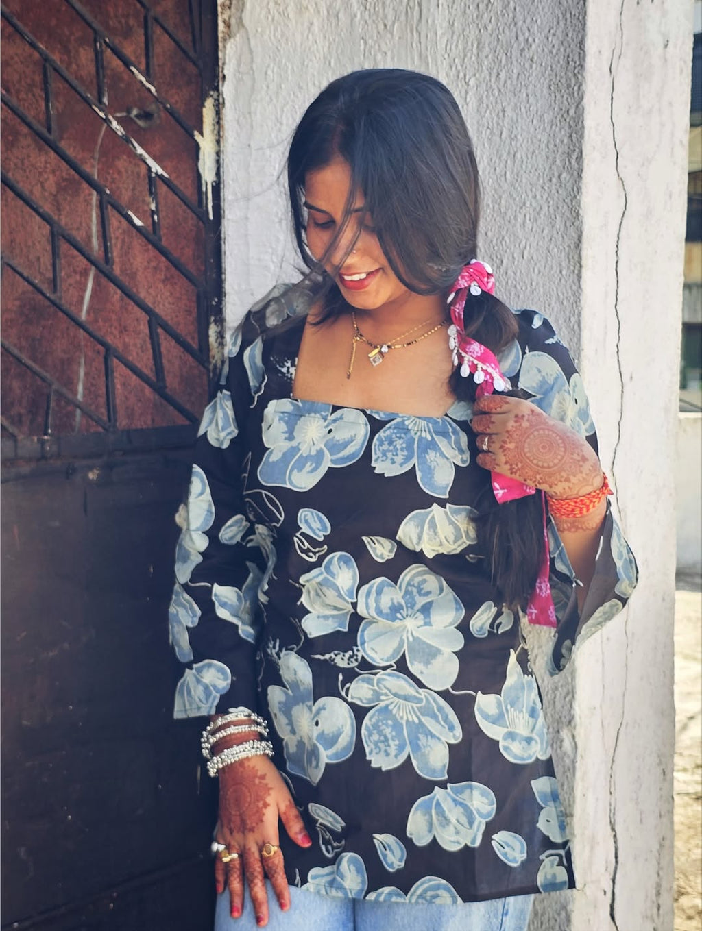 Neel Tara Tie-Back Kurti