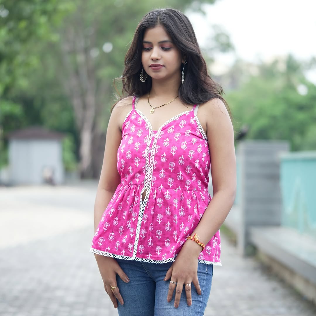 Gulabi Grace Peplum Top